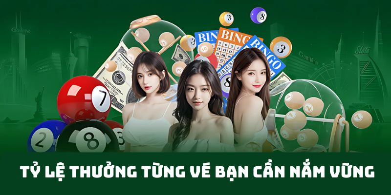 Tỷ lệ thưởng từng vé bạn cần phải nắm vững